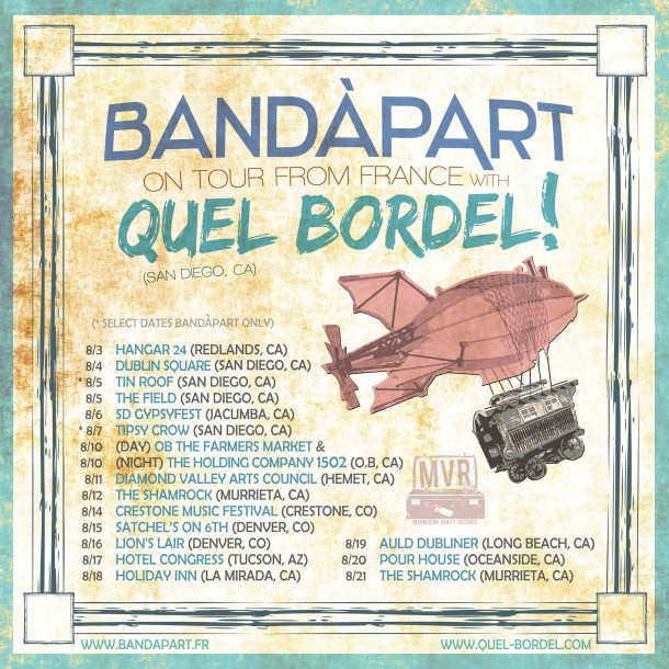 BandàBordel III — BandàpArt Returns to the US!!!