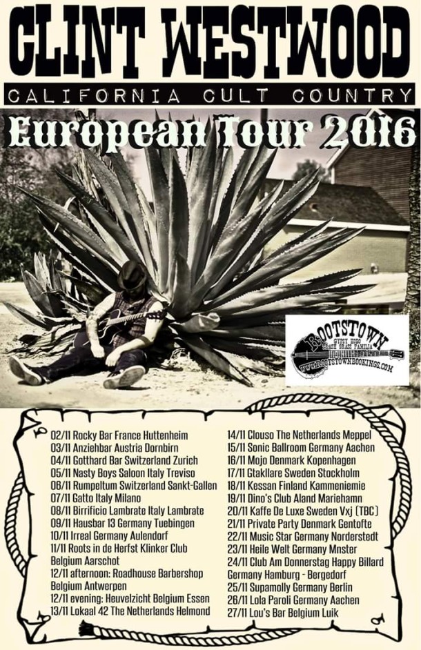 Clint Westwood European Tour 2016