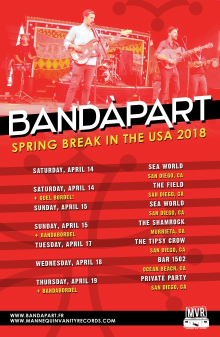 BandàpArt — Spring Break in the USA!
